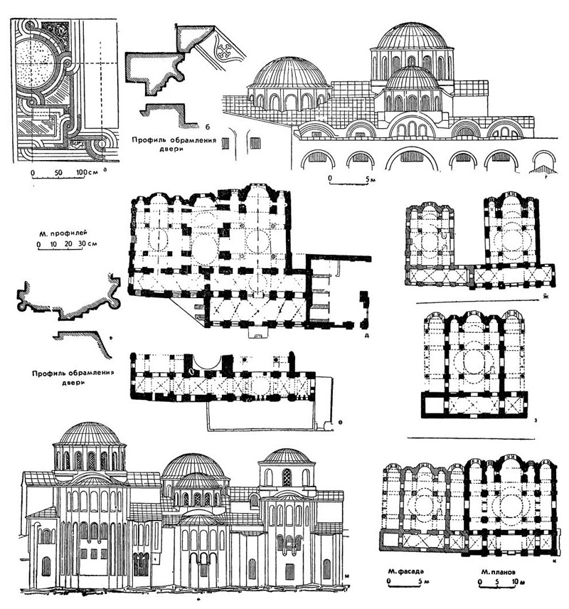 Константинополь. Церкви монастыря Пантократора, 1-я половина XII в.
