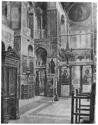 Фокида. Южная церковь монастыря Луки. Интерьер