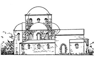 Перуштица. „Красная церковь“, VI в. Реконструкция Перуштица. „Красная церковь“, VI в. Реконструкция