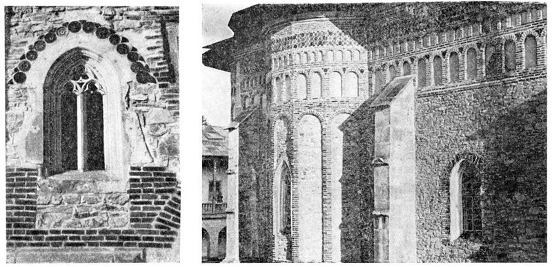 Монастырь Нямц. Церковь. Фрагменты фасадов Монастырь Нямц. Церковь. Фрагменты фасадов