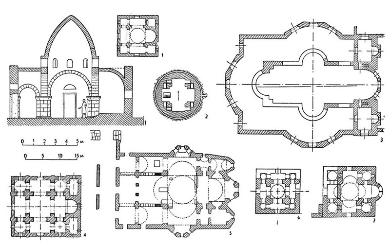 Прототипы средневизантийских крестовокупольных зданий