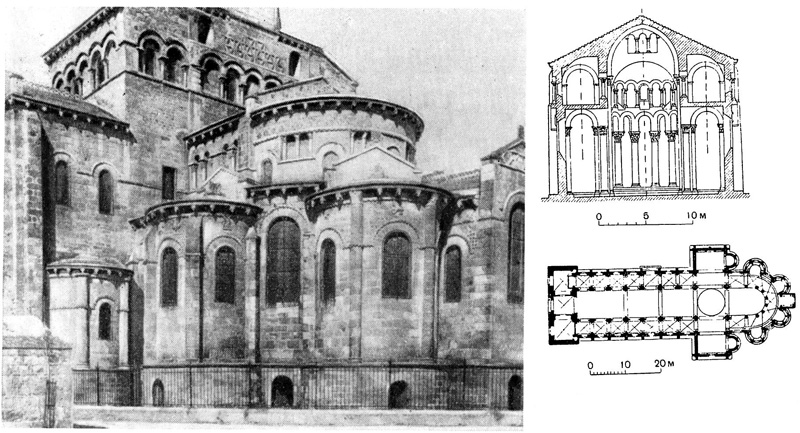 Иссуар (Овернь). Монастырская церковь, начало XIII в. Иссуар (Овернь). Монастырская церковь, начало XIII в.