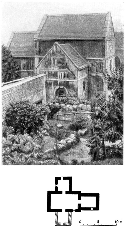 Брэдфорд-на-Эйвоне. Церковь, 675 г.