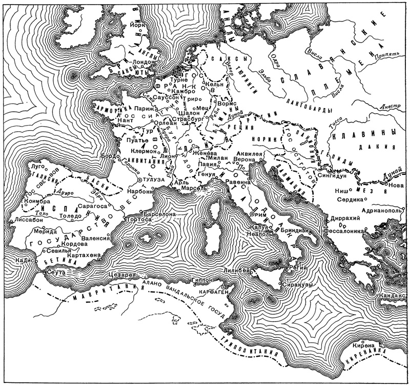 Западная Европа в V в.