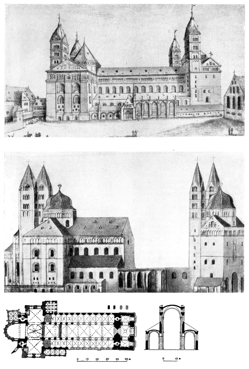 Шпейер. Собор, XI—XII вв. Шпейер. Собор, XI—XII вв.
