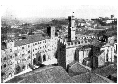 Вольтерра. Центр города. Палаццо деи Приори, 1208—1257 гг., переделывался в XV в.