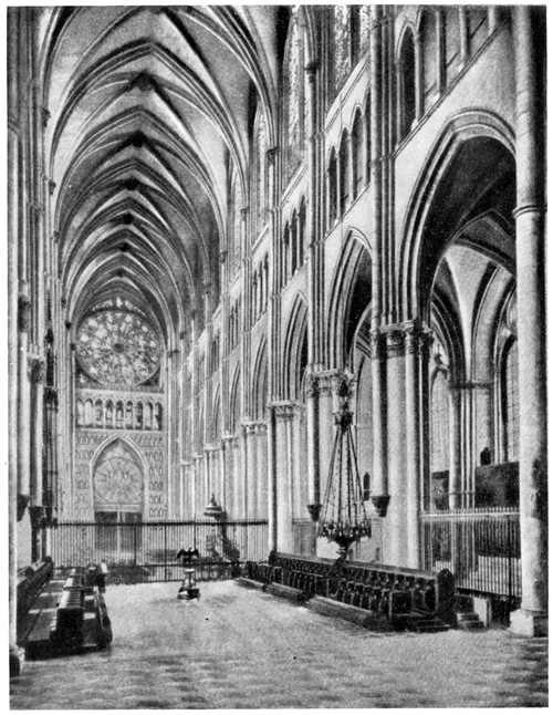 Реймс. Собор. Средний неф Реймс. Собор. Средний неф