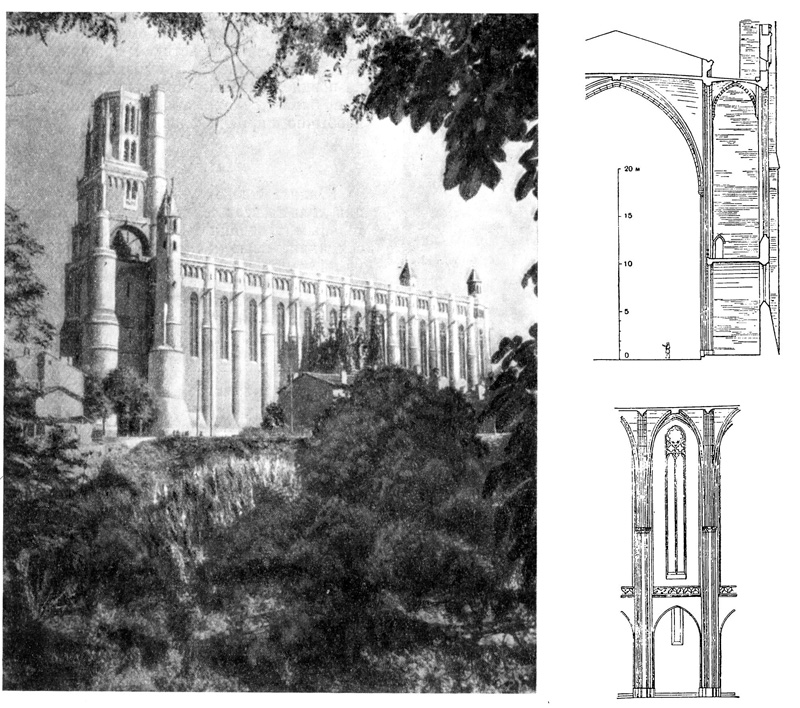 Альби. Собор, 1280—1400 гг. Альби. Собор, 1280—1400 гг.