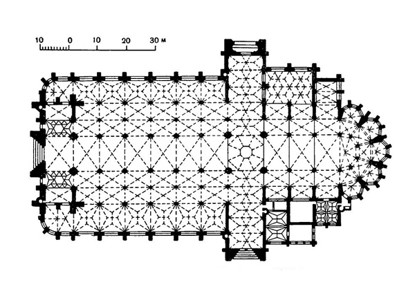Антверпен. Собор, XIV в.