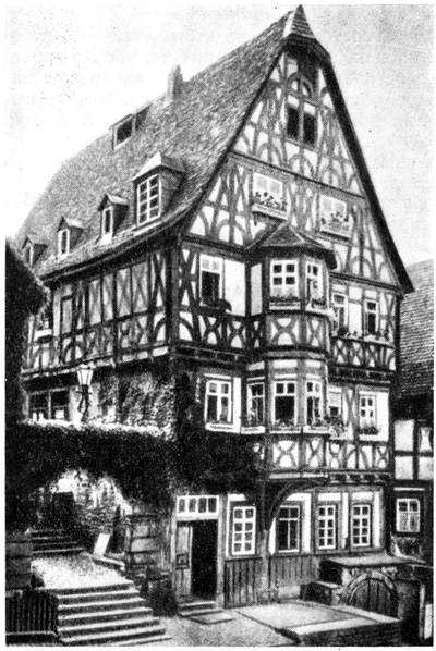 Нюрнберг. Фахверковый жилой дом, XV в.