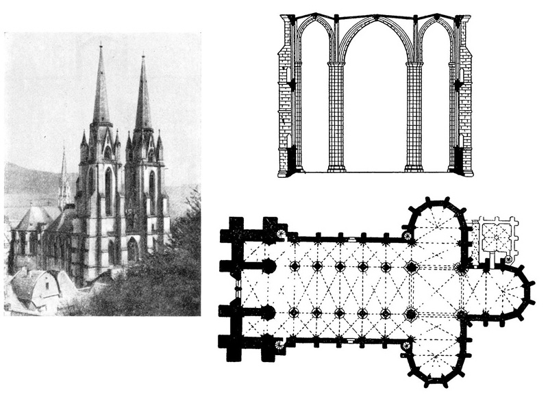 Марбург. Церковь Елизаветы, 1235—1283 гг.