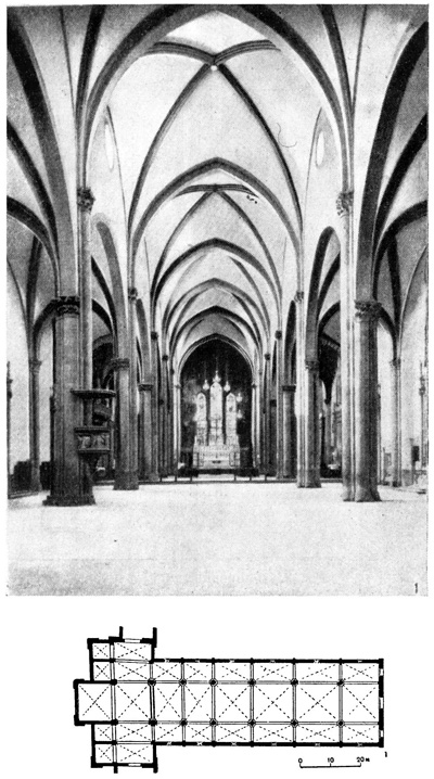 Флоренция: церковь Санта Мариа Новелла, начата в 1245 г.