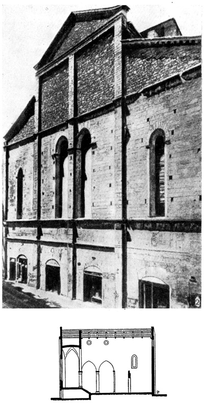 Флоренция: церковь Бадии, 1284—1310 гг., арх. Арнольфо ди Камбио