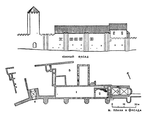 Прага. Княжеский дворец, XII в. Реконструкция