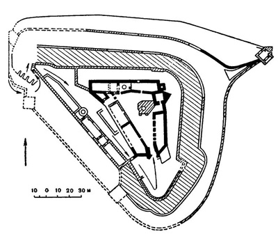 Вишеград. Цитадель, 2-я половина XIII в.