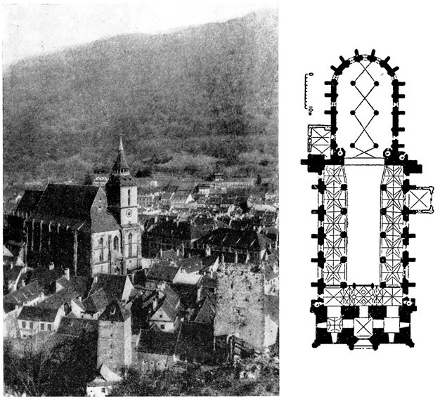 Брашов. «Чёрная церковь», 1385—1477 гг.