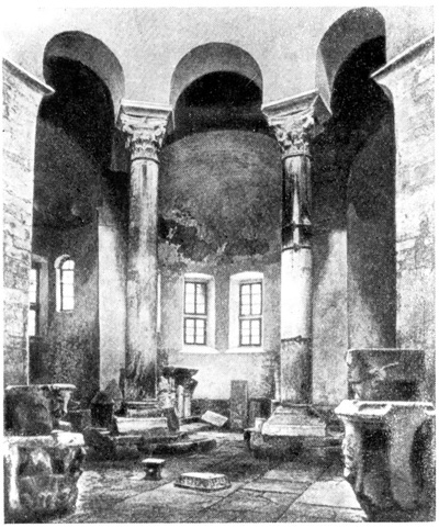 Задар. Церковь Доната, 805 г. Внутренний вид с запада