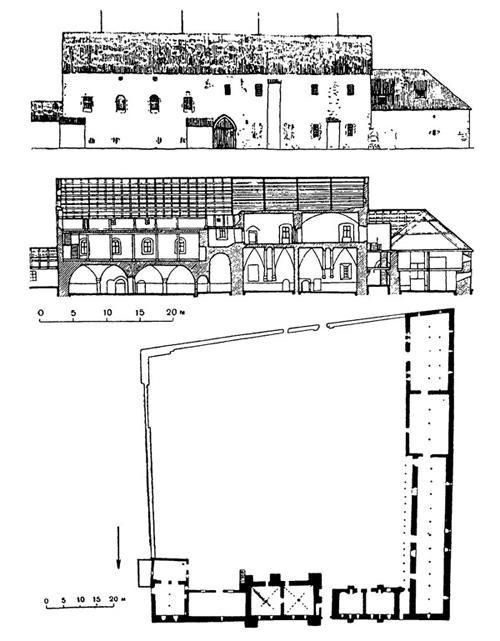 Тронхейм. Архиепископский дворец, начат в 1170 г.
