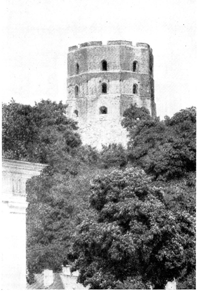 Вильнюс. Башня на горе Гедимина, после 1419 г.